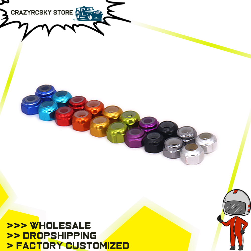 Rc Hobby Nut - 8pcs RCAWD Wiel Hex Lock Moer