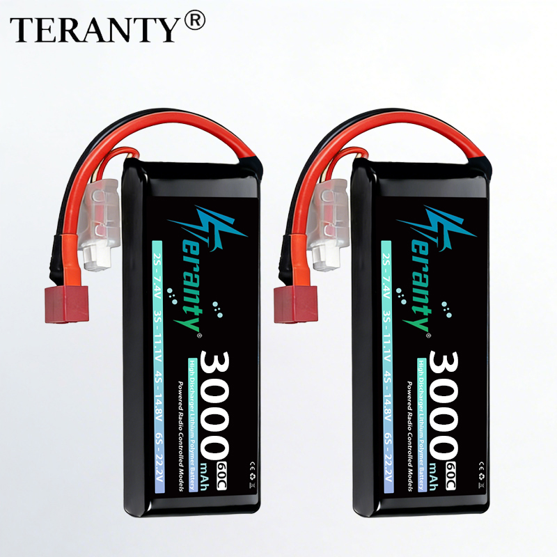 Rc Hobby Model - TERANTY 2S 3000mAh Lipo Batterij 7.4V