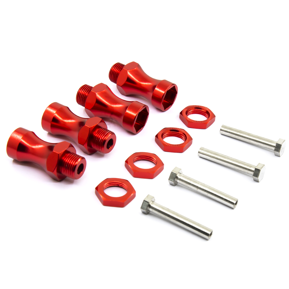 Wheel Hex Adapter - 4 stuks Wiel Hex 12mm Turn