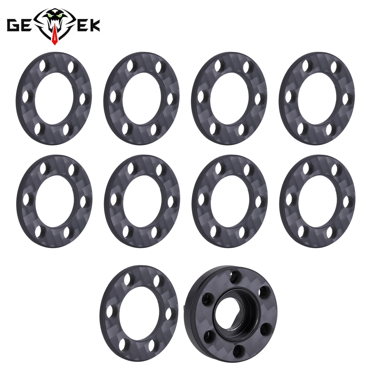 Wheel Hex Adapter - 4/8 Stuks Koolstofvezel Wiel Hex Hub