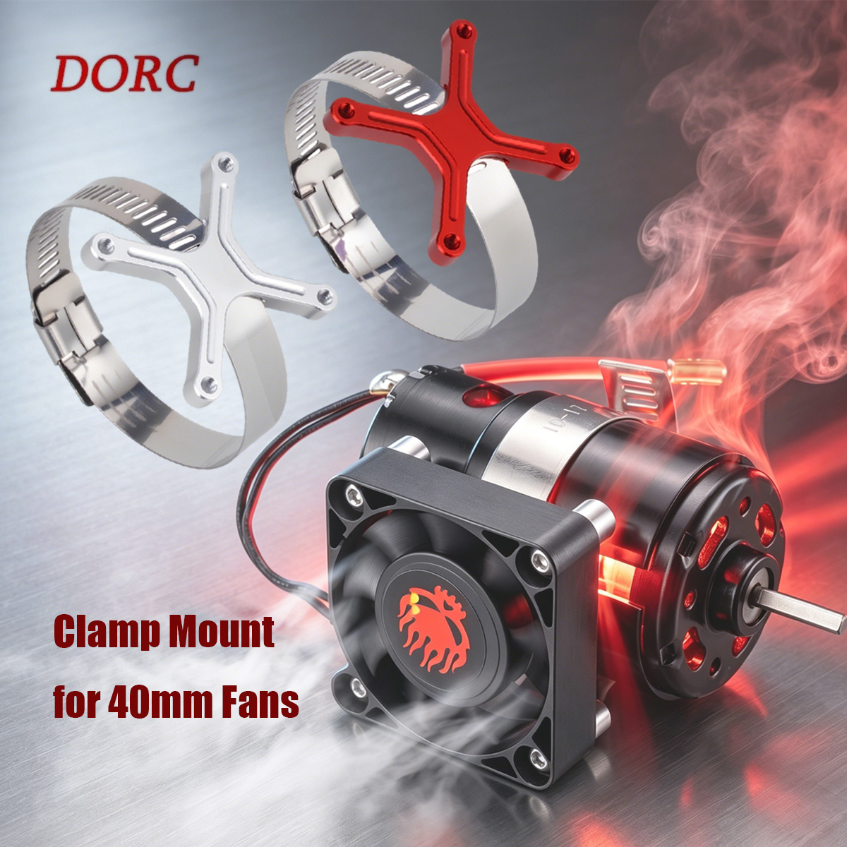 Rc Hobby Motors - Universele Verstelbare Fan Mount 30-49mm Breed