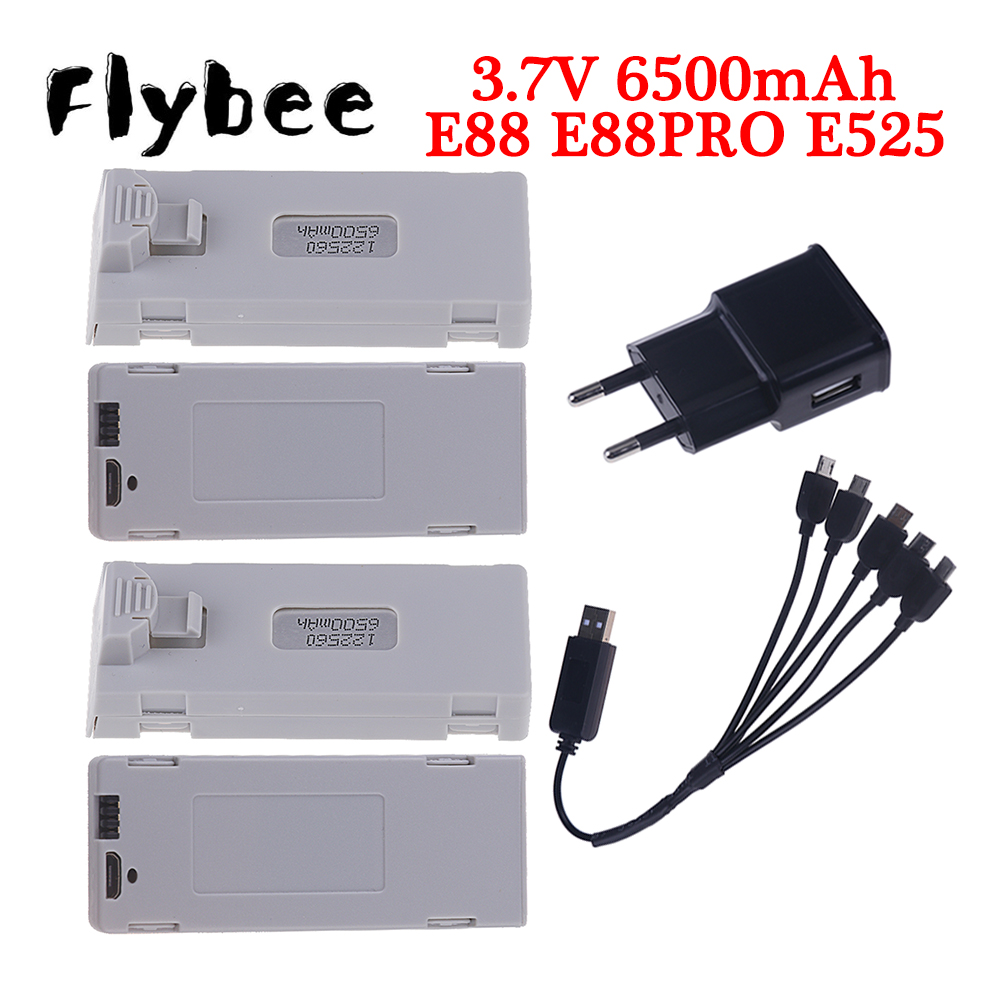 Hobby Rc Quadcopters - Originele E88 Batterij 3.7V 6500Mah Lipo