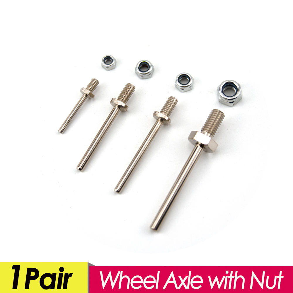 Rc Hobby Nut - 1 Paar Wielassen Stalen As Met
