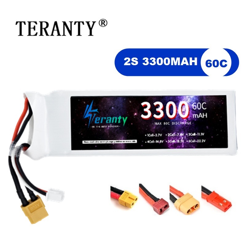 Rc Hobby Model - 2S 7.4V LiPo Batterij 3300mAh 60C