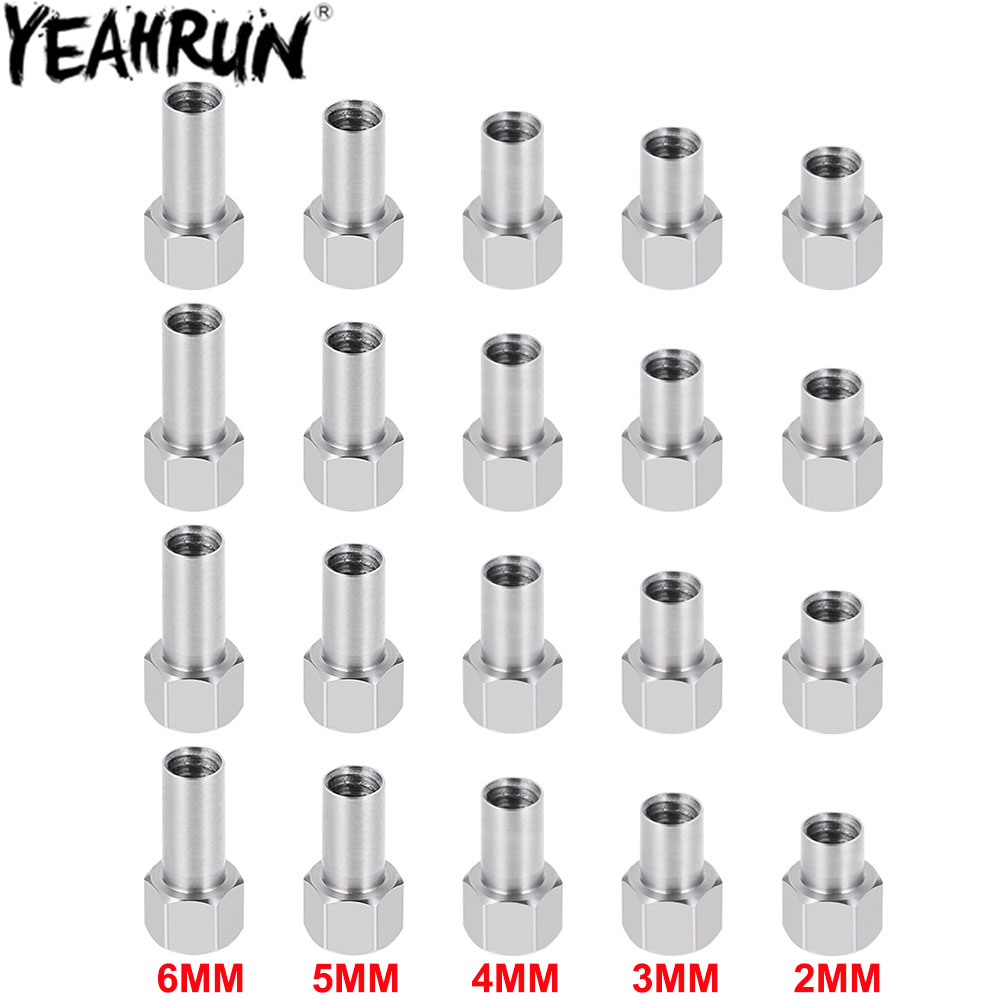 Wheel Hex Adapter - YEAHRUN 4PCS Hex Wielmoeren Uitbreiding Adapter