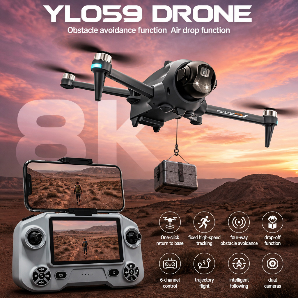 Hobby Rc Quadcopters - NIEUWE YL059 Drone GPS Auto Return