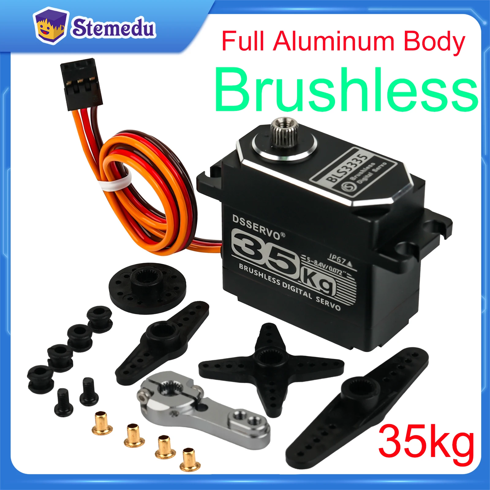 Rc Hobby Motors - 35KG BLS3335 digitale servomotor hoge snelheid