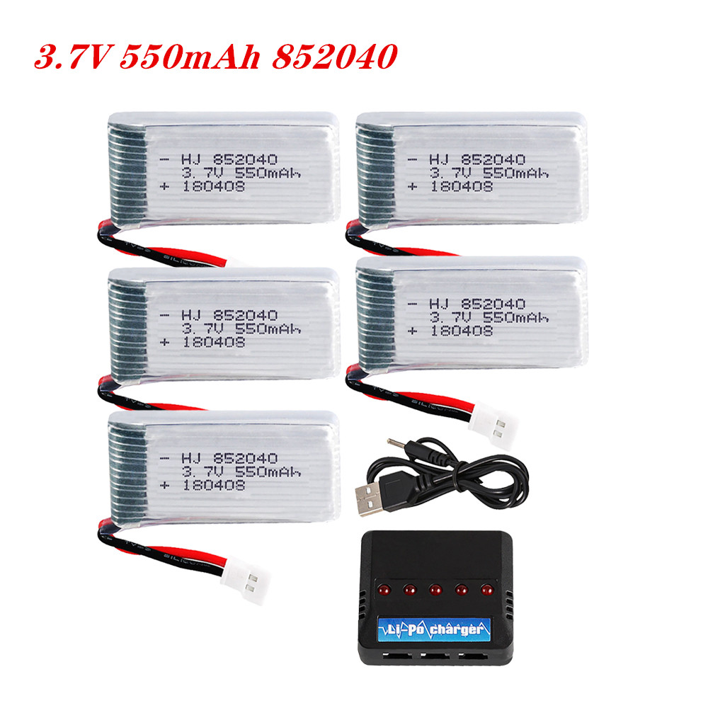 Hobby Rc Quadcopters - 3,7 V 550 mAh 25C Lipobatterij