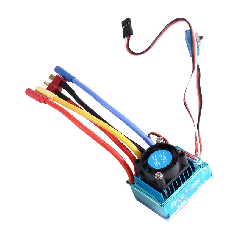 Rc Hobby Motors - MACH-60A Borstelloze ESC Snelheidsregelaar Met T
