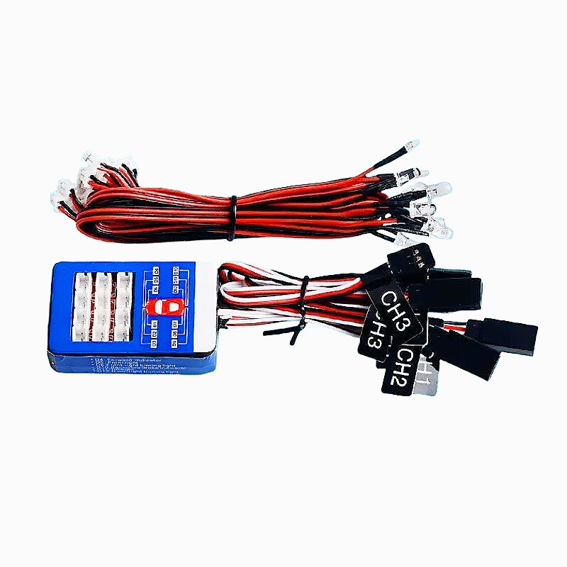 Rc Hobby Model - Tamiya afstandsbediening modelauto 12 LED-lichtgroep Drieweg