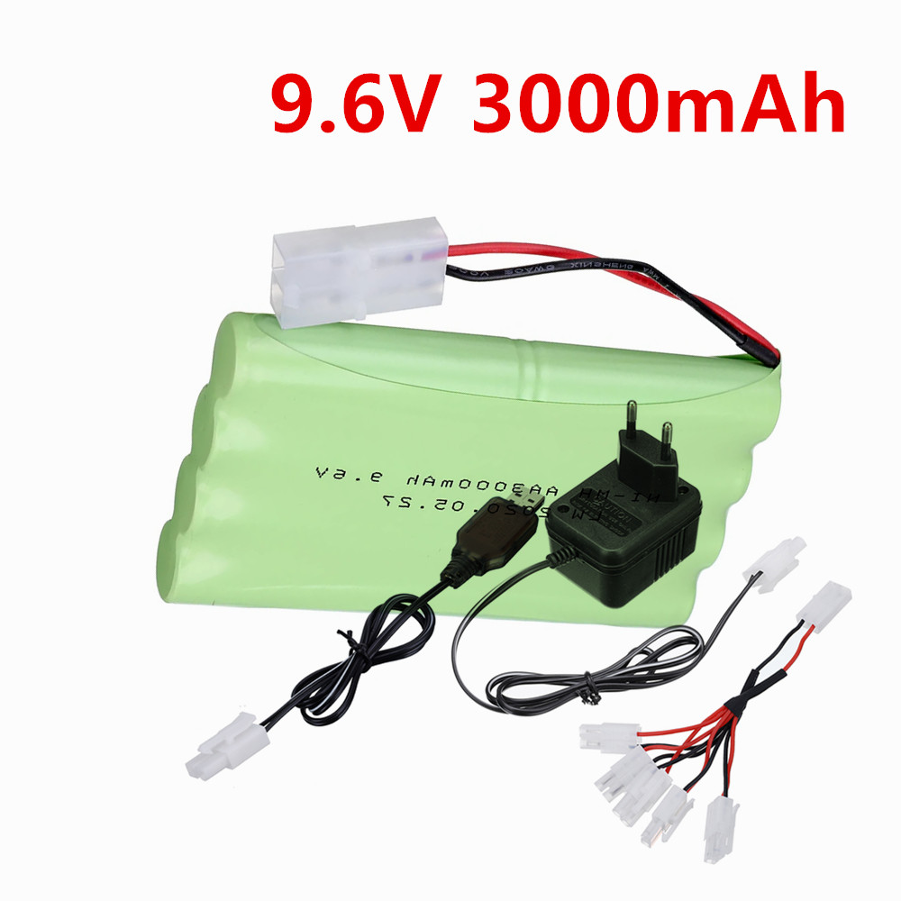 Rc Hobby Model - 9.6V 3000mAh NiMH-batterij of 9.6V oplader