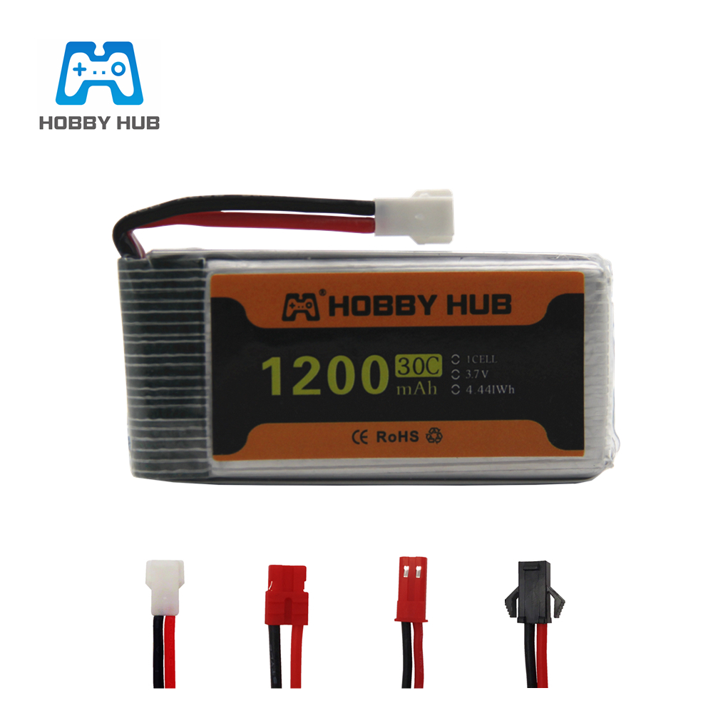 3.7V 1200mAh 30C Lipo-batterij - Hobby Rc Quadcopters recensie en prijs