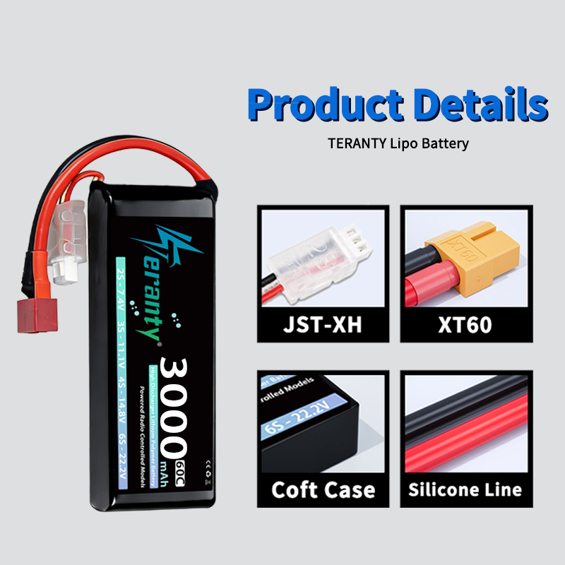 TERANTY 2S 3000mAh Lipo Batter - Rc Hobby Model recensie en prijs