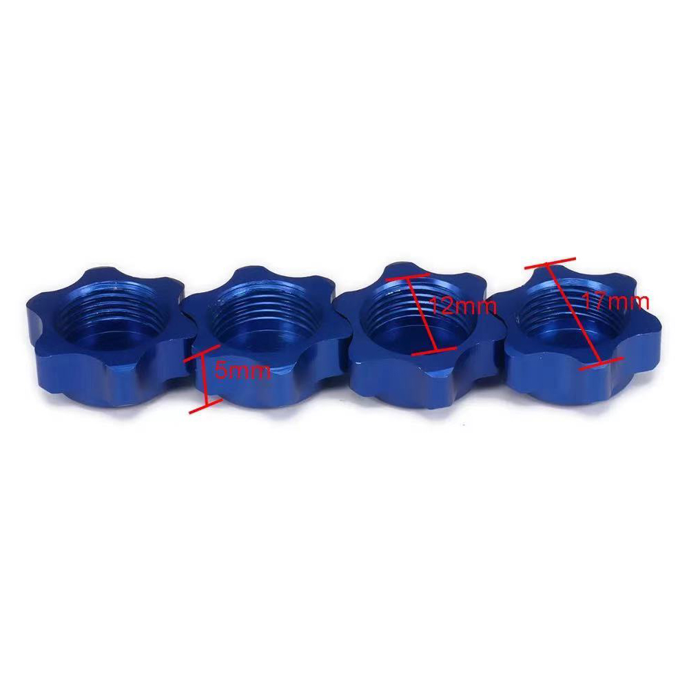 4 STUKS 17mm Wielnaaf Zeskantm - Rc Hobby Nut recensie en prijs