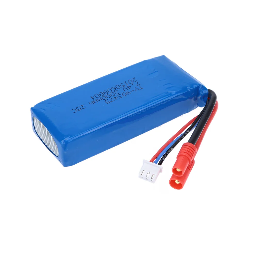 7.4V 2000Mah Batterij (Ronde C - Hobby Rc Quadcopters recensie en prijs