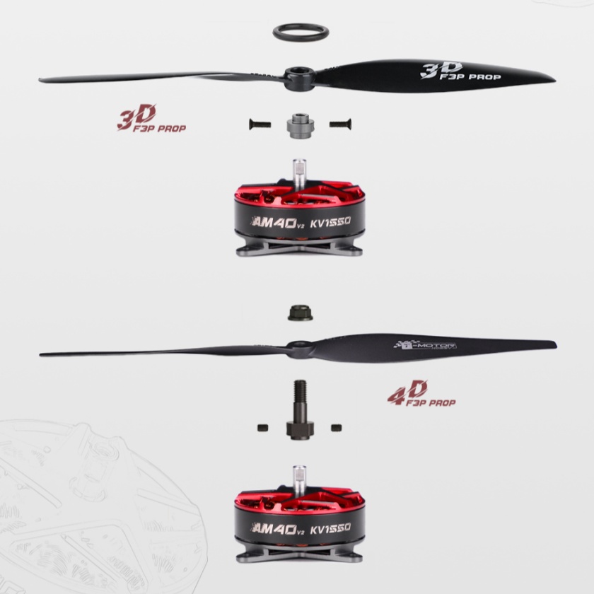 T-Hobby AM40 V2 3D/4D 2-3S Kra - Rc Hobby Motors recensie en prijs