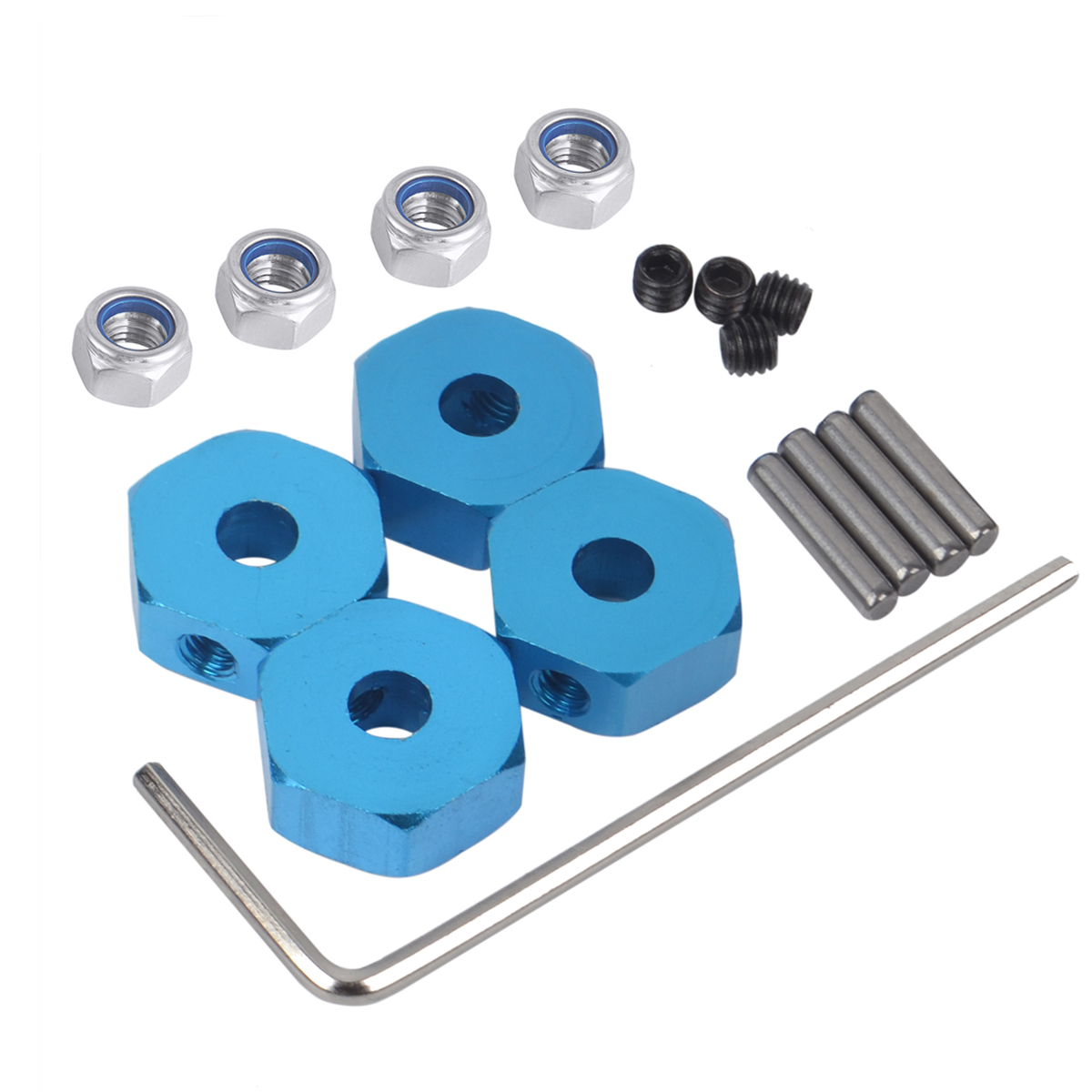 Aluminium 12mm wielhexnaven aa - Wheel Hex Adapter recensie en prijs