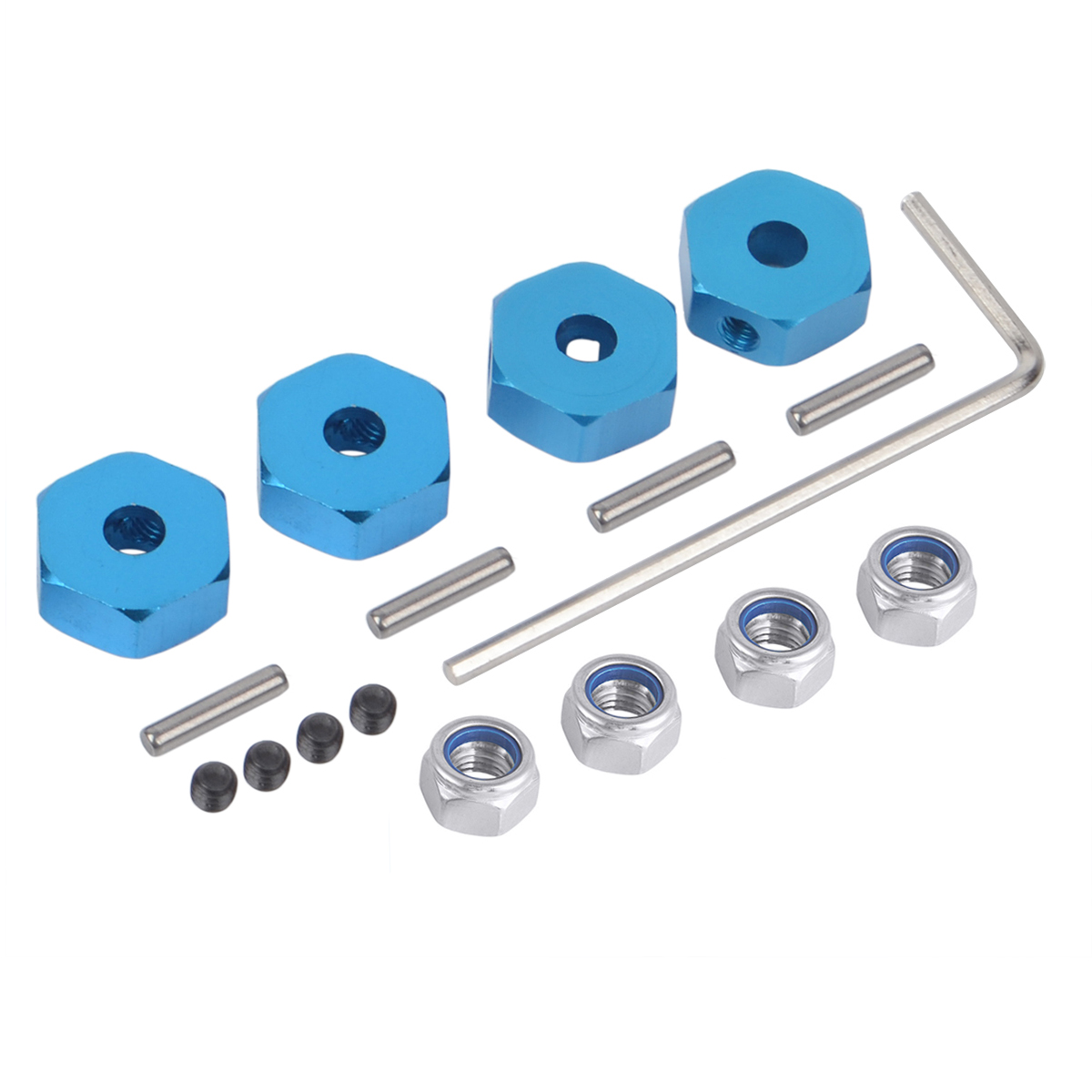 Aluminium 12mm wielhexnaven aa - Wheel Hex Adapter recensie en prijs