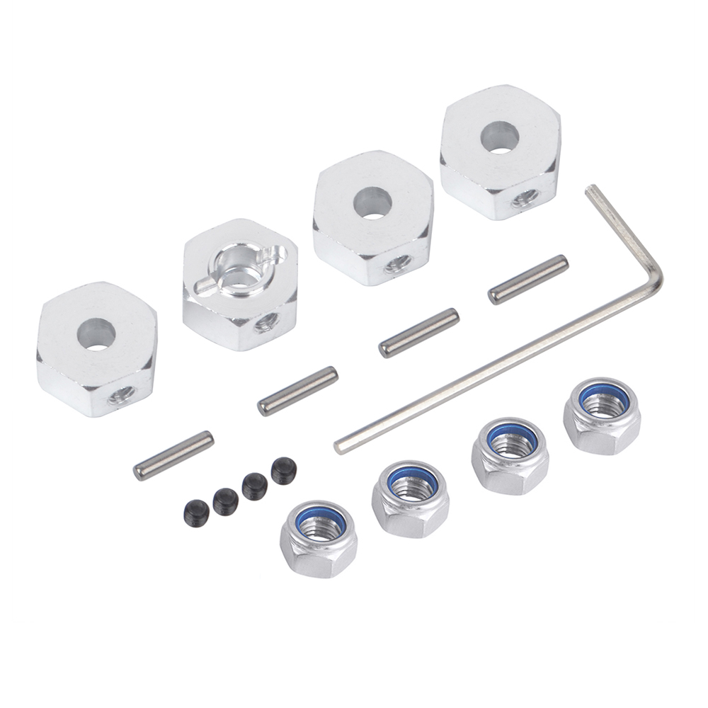 Aluminium 12mm wielhexnaven aa - Wheel Hex Adapter recensie en prijs