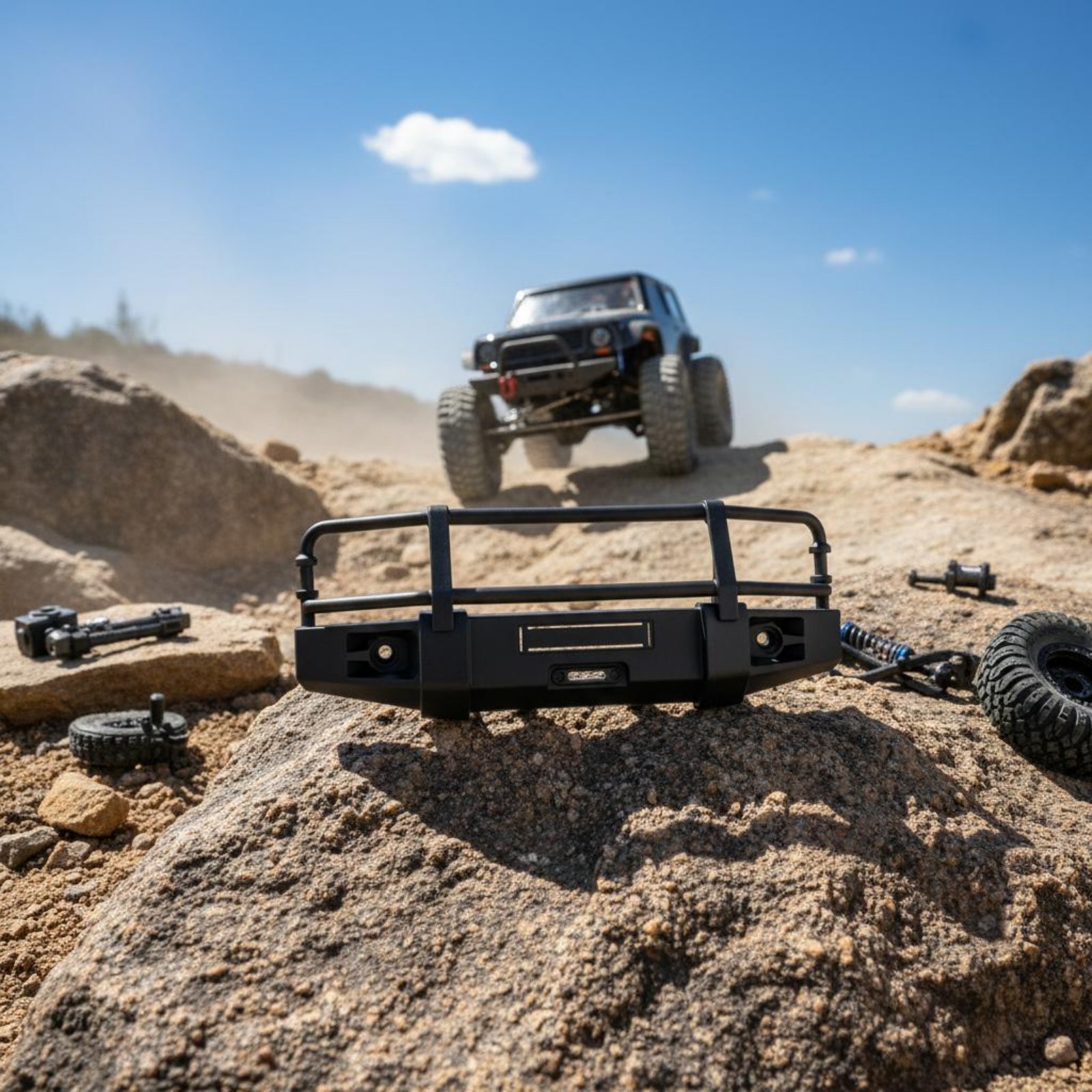 RC Crawler voorbumper Model Au - Rc Hobby Motors recensie en prijs