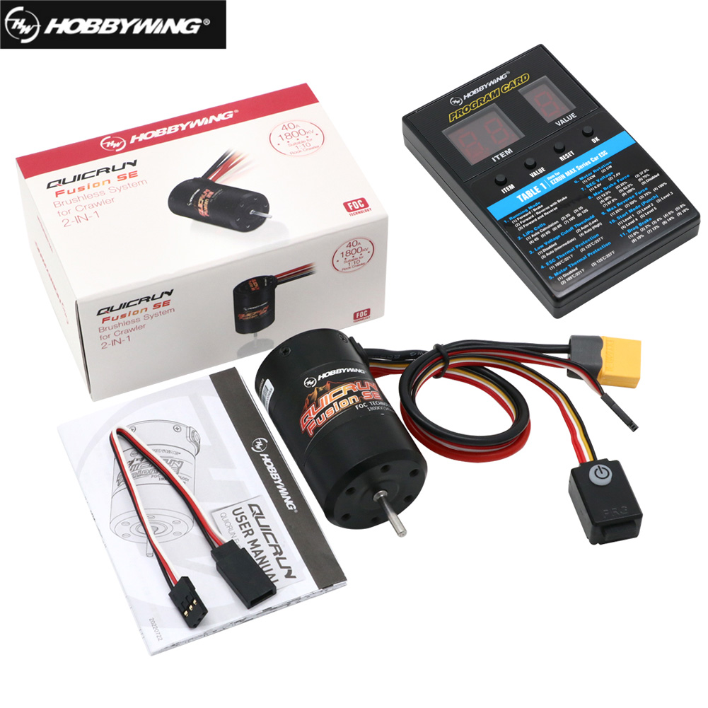 Hobbywing QuicRun Fusion SE 12 - Rc Hobby Grade Plane recensie en prijs