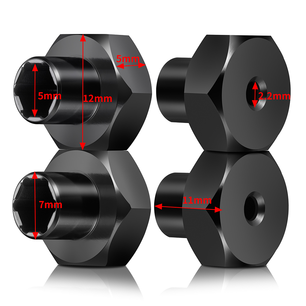 AXSPEED 4 Stuks Aluminium 5mm  - Wheel Hex Adapter recensie en prijs