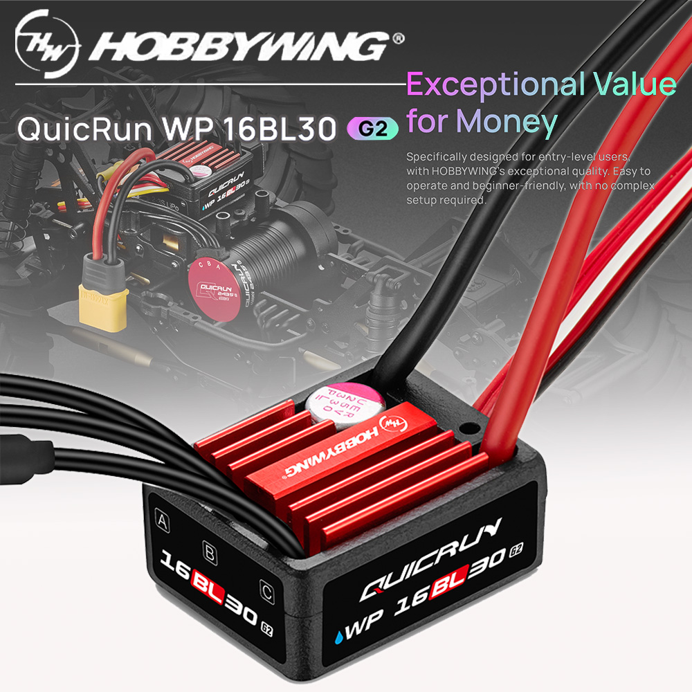 Hobbywing QuicRun WP-16BL30 G2 - Rc Hobby Grade Plane recensie en prijs