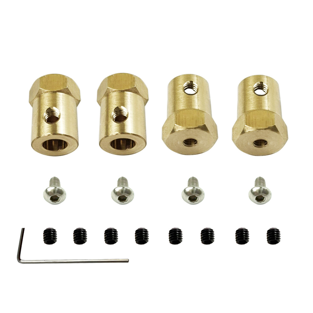4 stuks Messing Adapter 5mm to - Wheel Hex Adapter recensie en prijs