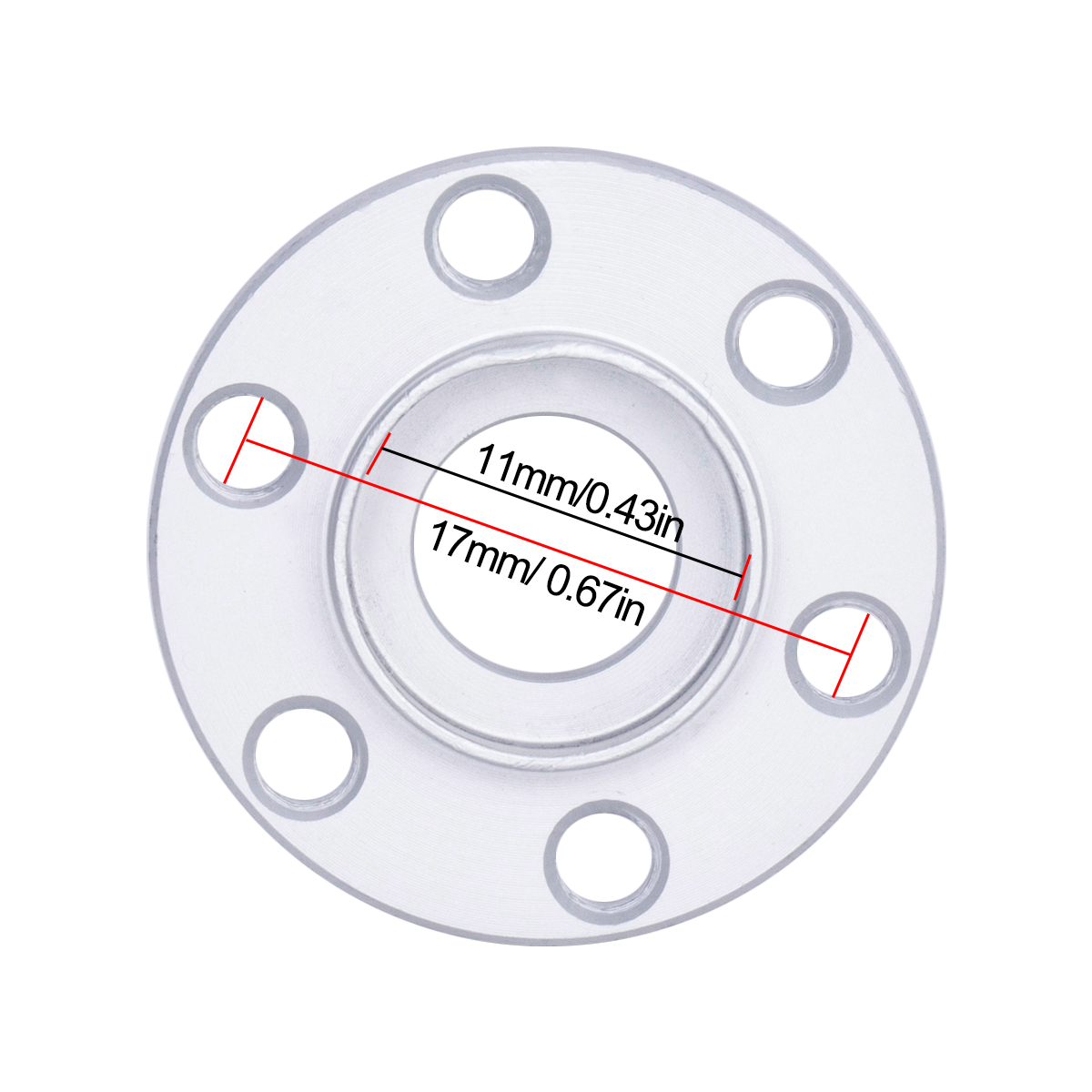 Aluminium Wiel Hex Hub 6/9/12/ - Wheel Hex Adapter recensie en prijs